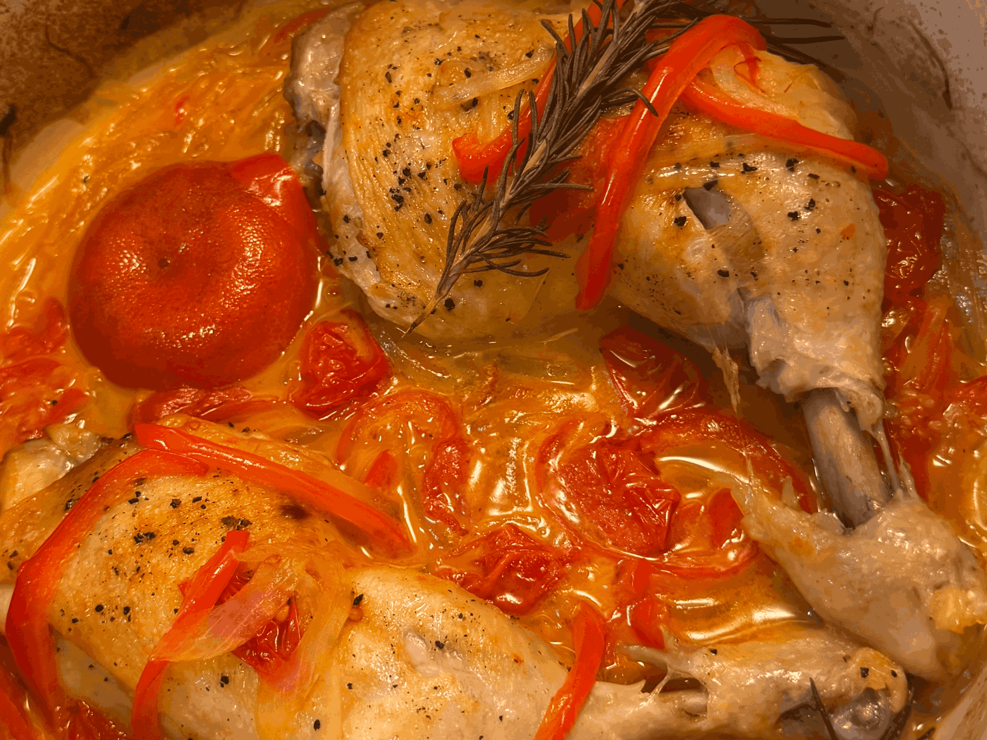 Poulet à la Provençale